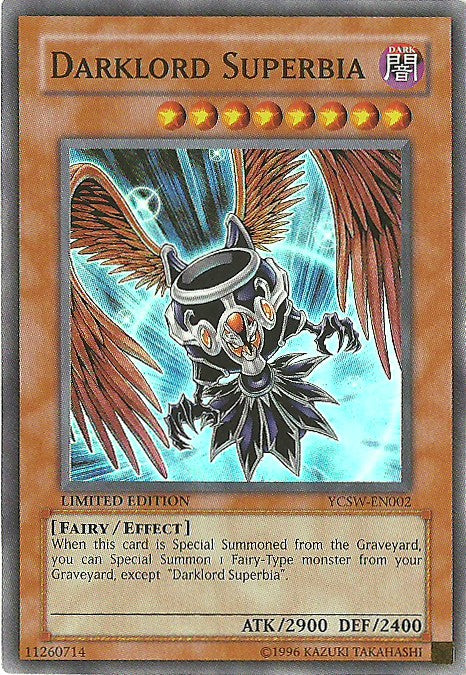 Darklord Superbia [YCSW-EN002] Super Rare | Jomio and Rueliete's Cards and Comics