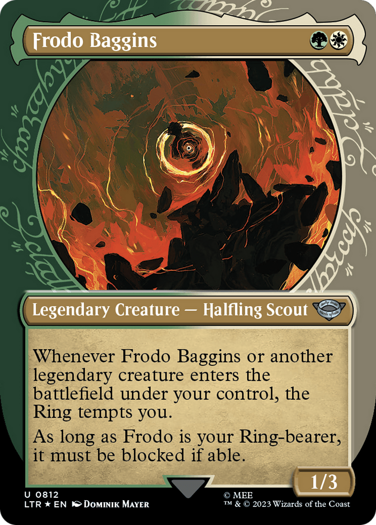 Frodo Baggins (Showcase) (Surge Foil) [The Lord of the Rings: Tales of Middle-Earth] | Jomio and Rueliete's Cards and Comics