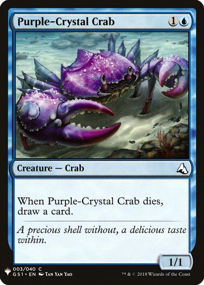 Purple-Crystal Crab [Mystery Booster] | Jomio and Rueliete's Cards and Comics