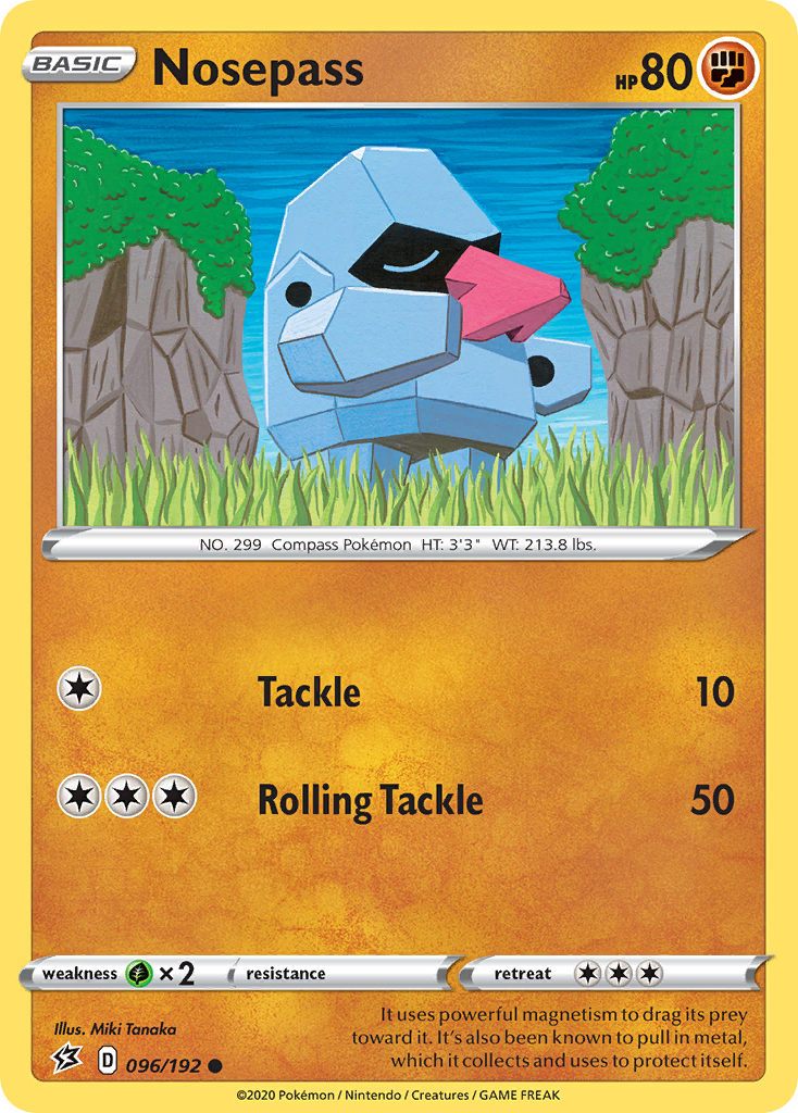 Nosepass (096/192) [Sword & Shield: Rebel Clash] | Jomio and Rueliete's Cards and Comics