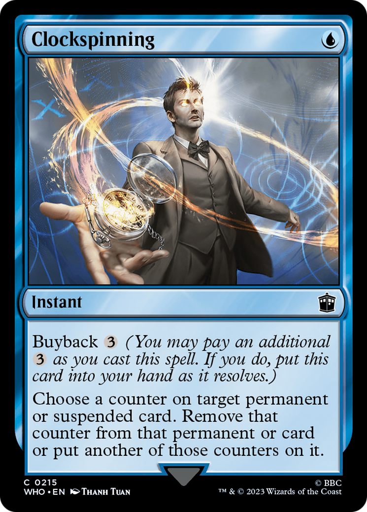 Clockspinning [Doctor Who] | Jomio and Rueliete's Cards and Comics
