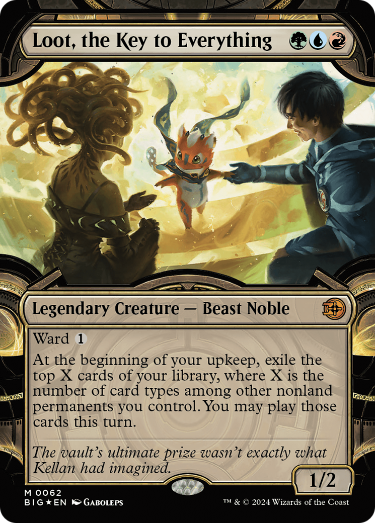 Loot, the Key to Everything (Showcase) (Raised Foil) [Outlaws of Thunder Junction: The Big Score] | Jomio and Rueliete's Cards and Comics