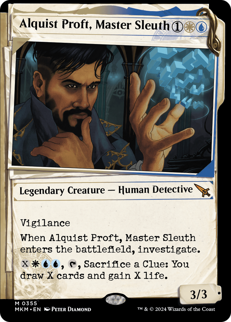 Alquist Proft, Master Sleuth (Showcase) [Murders at Karlov Manor] | Jomio and Rueliete's Cards and Comics