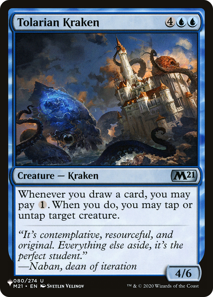 Tolarian Kraken [The List] | Jomio and Rueliete's Cards and Comics
