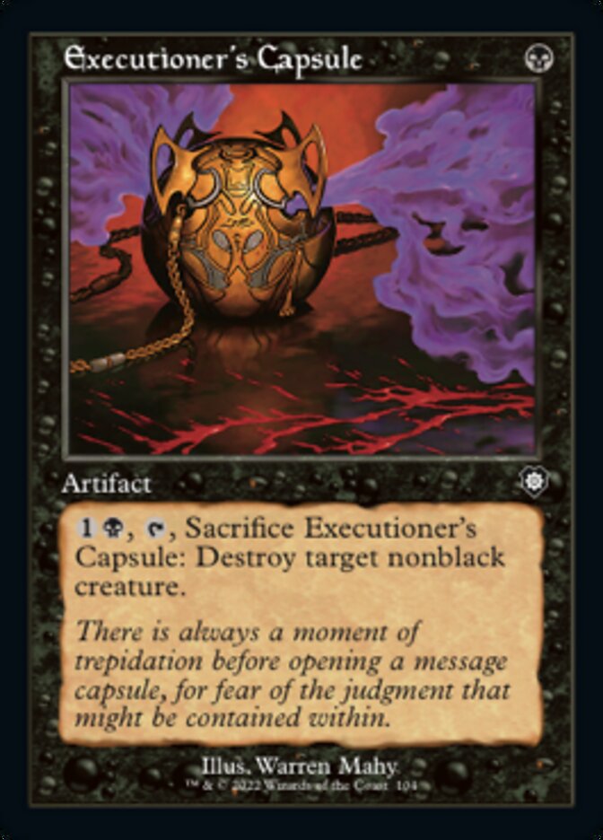 Executioner's Capsule (Retro) [The Brothers' War Commander] | Jomio and Rueliete's Cards and Comics