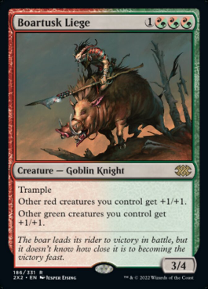 Boartusk Liege [Double Masters 2022] | Jomio and Rueliete's Cards and Comics