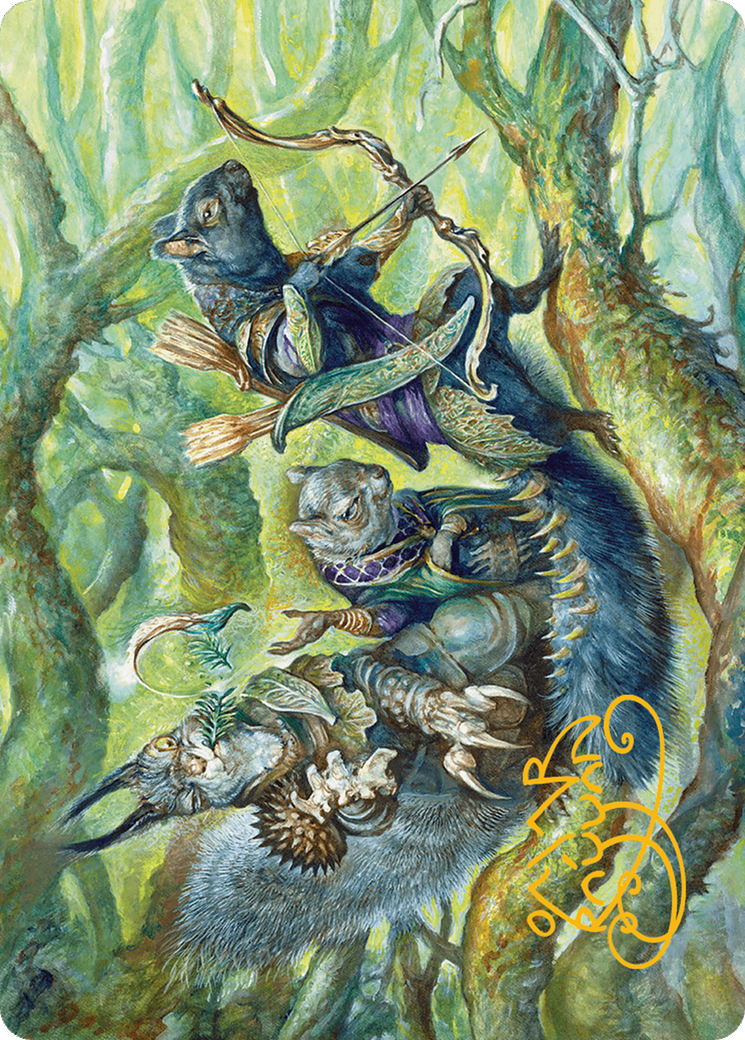 The Odd Acorn Gang Art Card (Gold-Stamped Signature) [Bloomburrow Art Series] | Jomio and Rueliete's Cards and Comics