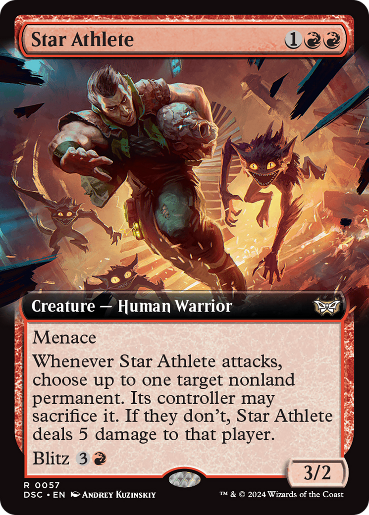 Star Athlete (Extended Art) [Duskmourn: House of Horror Commander] | Jomio and Rueliete's Cards and Comics