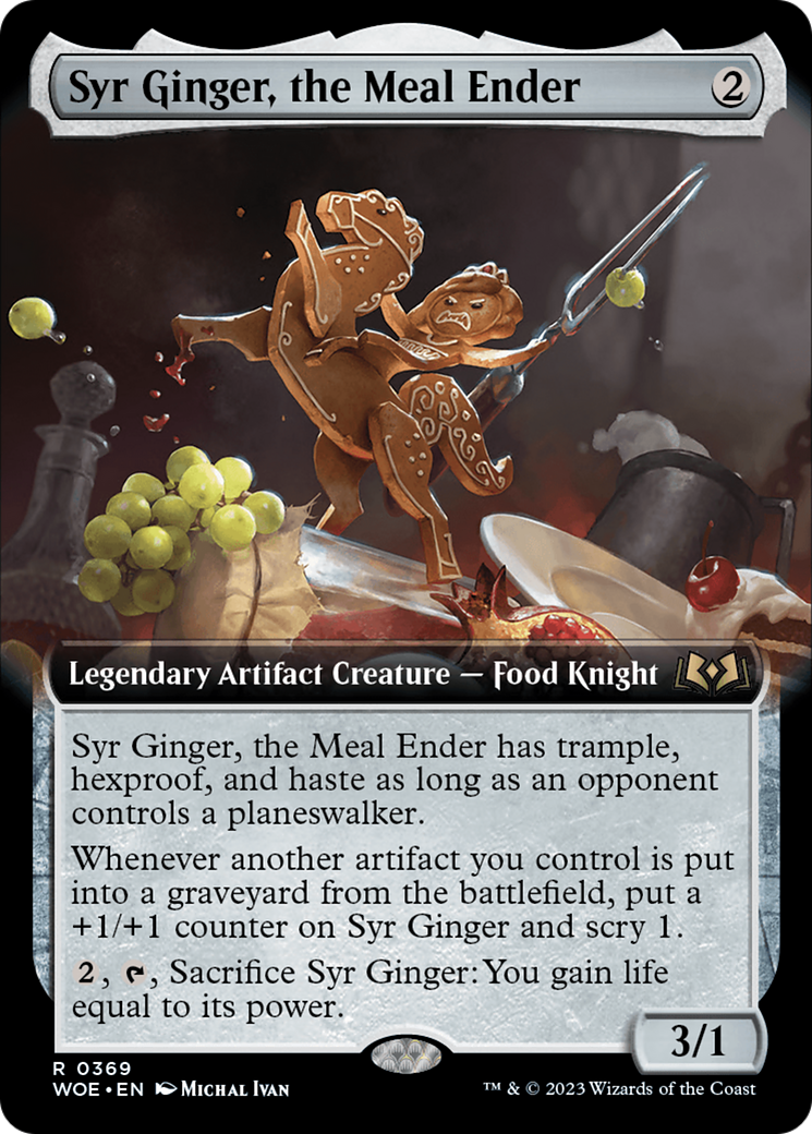 Syr Ginger, the Meal Ender (Extended Art) [Wilds of Eldraine] | Jomio and Rueliete's Cards and Comics
