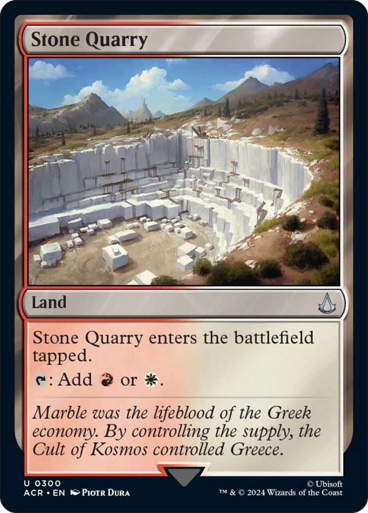 Stone Quarry [Assassin's Creed] | Jomio and Rueliete's Cards and Comics