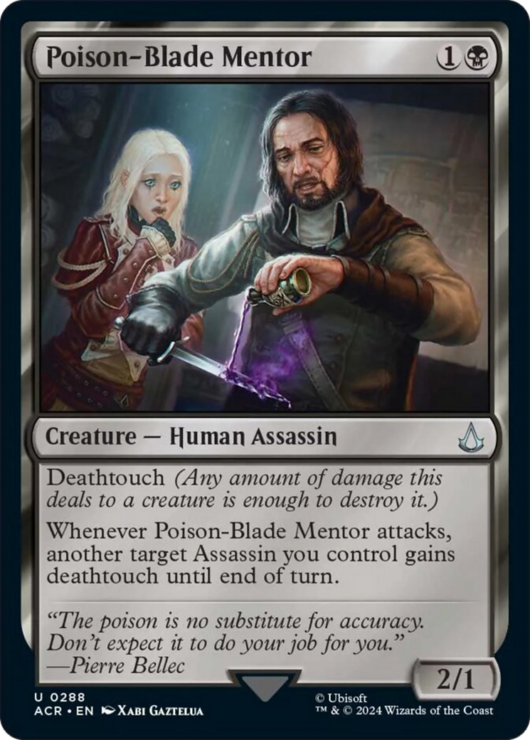 Poison-Blade Mentor [Assassin's Creed] | Jomio and Rueliete's Cards and Comics