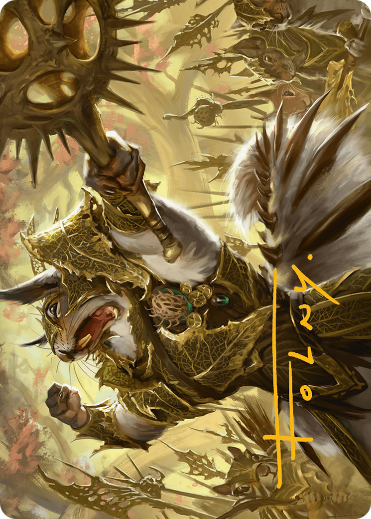 Honored Dreyleader Art Card (Gold-Stamped Signature) [Bloomburrow Art Series] | Jomio and Rueliete's Cards and Comics