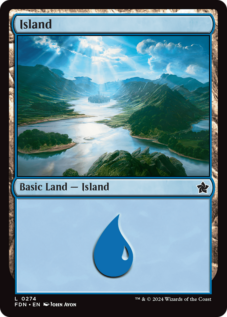 Island (0274) [Foundations] | Jomio and Rueliete's Cards and Comics