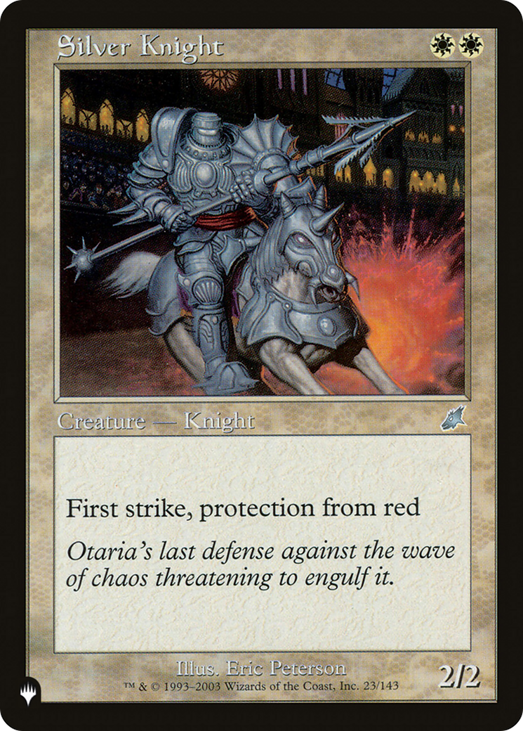 Silver Knight [The List] | Jomio and Rueliete's Cards and Comics