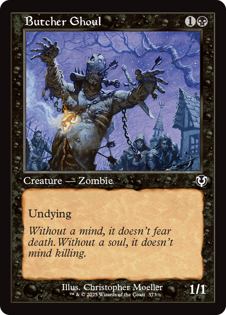 Butcher Ghoul (Retro Frame) [Innistrad Remastered] | Jomio and Rueliete's Cards and Comics
