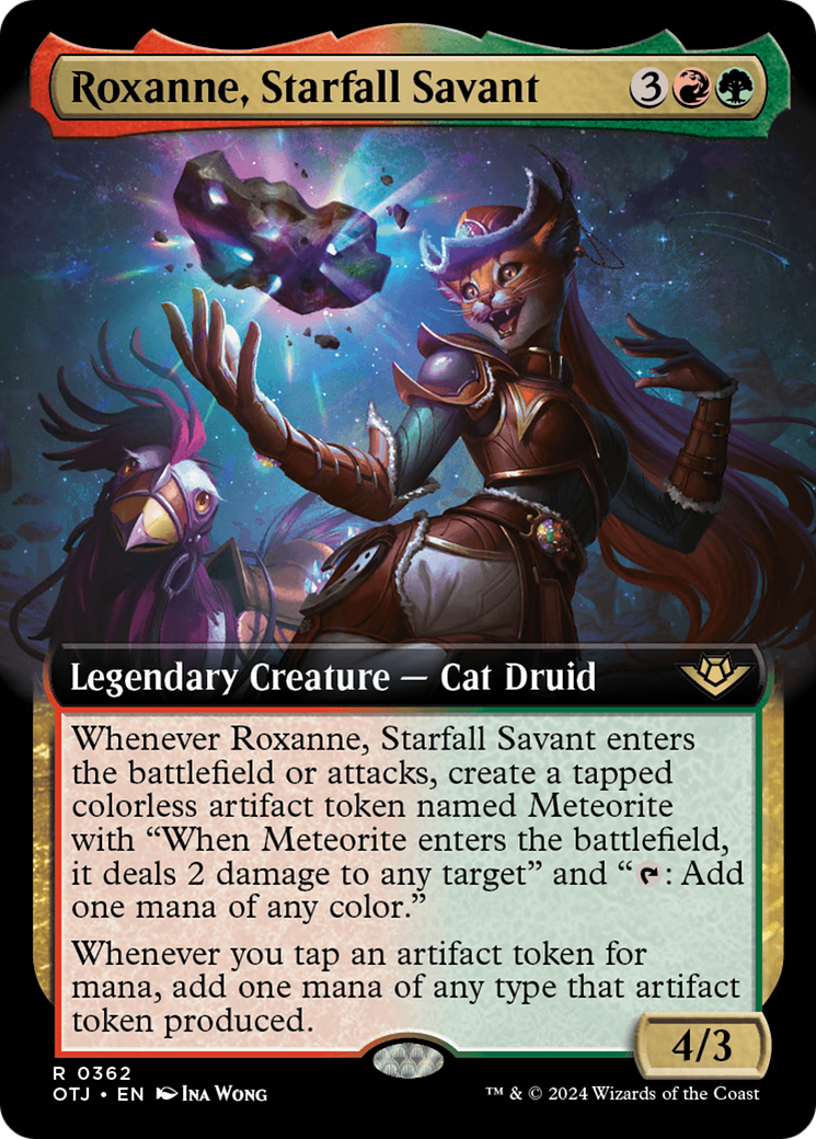 Roxanne, Starfall Savant (Extended Art) [Outlaws of Thunder Junction] | Jomio and Rueliete's Cards and Comics