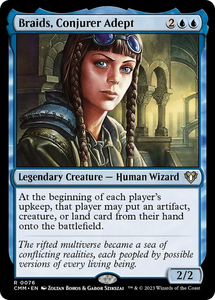 Braids, Conjurer Adept [Commander Masters] | Jomio and Rueliete's Cards and Comics