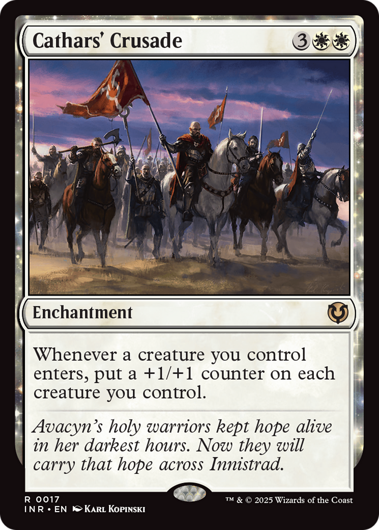 Cathars' Crusade [Innistrad Remastered] | Jomio and Rueliete's Cards and Comics