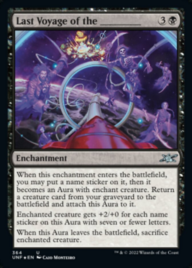 Last Voyage of the _____ (Galaxy Foil) [Unfinity] | Jomio and Rueliete's Cards and Comics