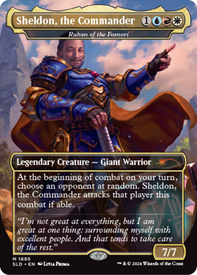 Ruhan of the Fomori - Sheldon, the Commander [Secret Lair: Sheldon's Spellbook] | Jomio and Rueliete's Cards and Comics