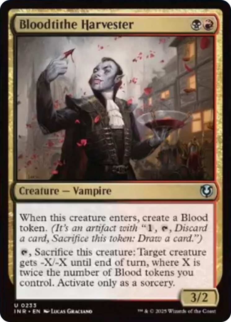 Bloodtithe Harvester [Innistrad Remastered] | Jomio and Rueliete's Cards and Comics