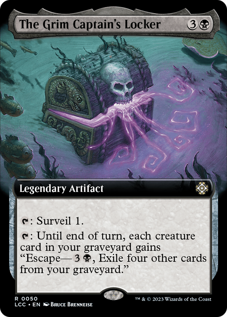 The Grim Captain's Locker (Extended Art) [The Lost Caverns of Ixalan Commander] | Jomio and Rueliete's Cards and Comics