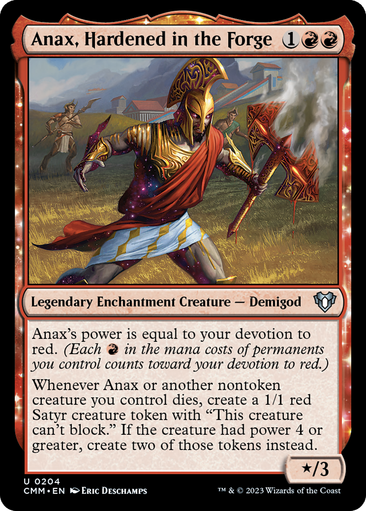 Anax, Hardened in the Forge [Commander Masters] | Jomio and Rueliete's Cards and Comics