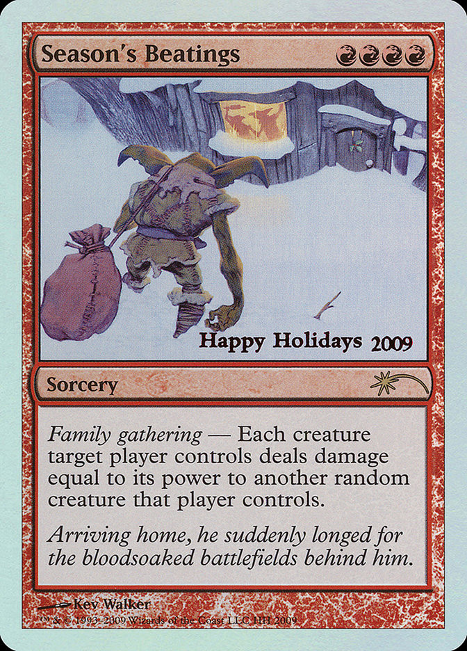 Season's Beatings [Happy Holidays] | Jomio and Rueliete's Cards and Comics