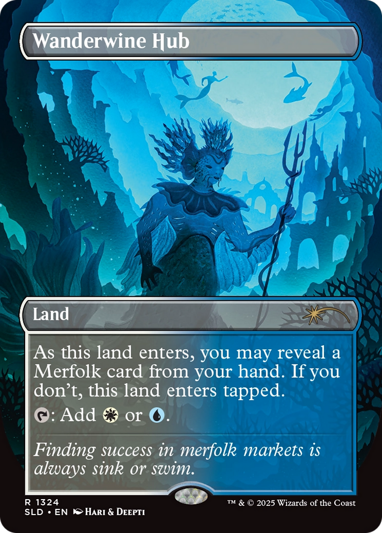 Wanderwine Hub (Rainbow Foil) [Secret Lair Drop Series] | Jomio and Rueliete's Cards and Comics