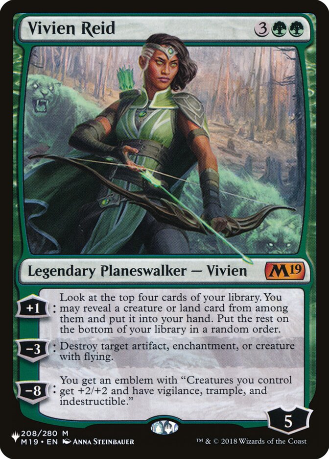 Vivien Reid [The List] | Jomio and Rueliete's Cards and Comics