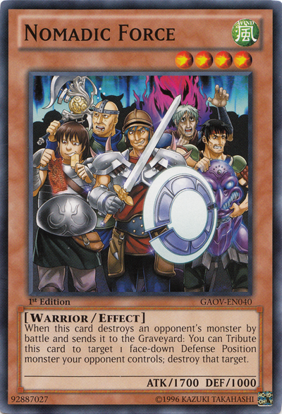 Nomadic Force [GAOV-EN040] Common | Jomio and Rueliete's Cards and Comics