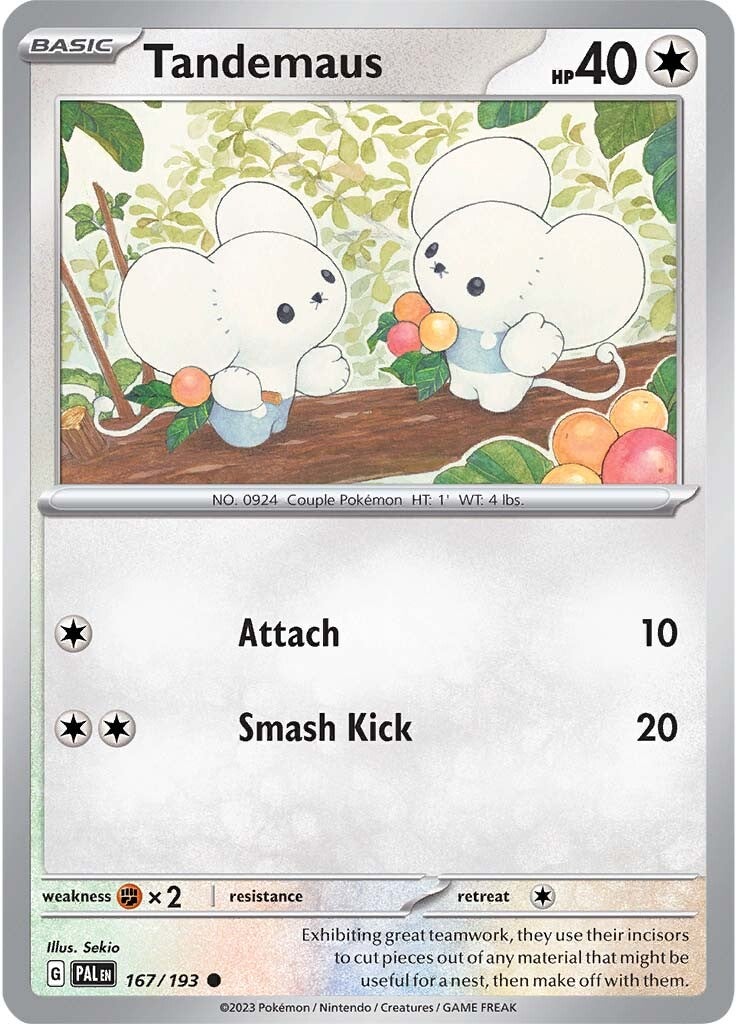 Tandemaus (167/193) [Scarlet & Violet: Paldea Evolved] | Jomio and Rueliete's Cards and Comics