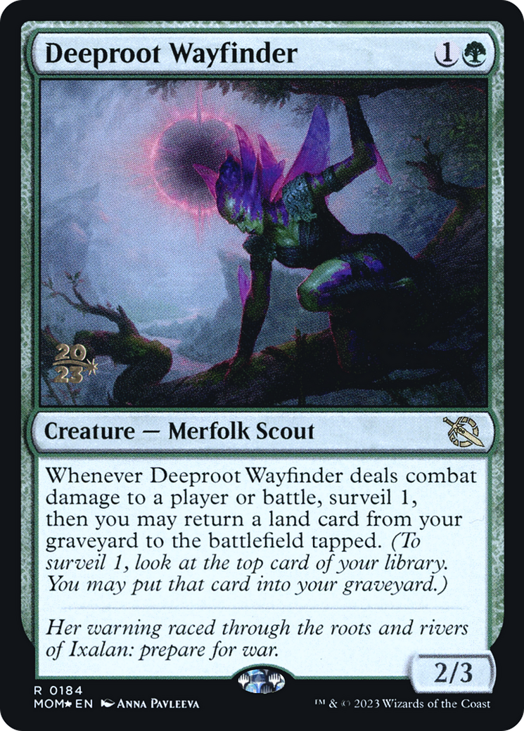 Deeproot Wayfinder [March of the Machine Prerelease Promos] | Jomio and Rueliete's Cards and Comics