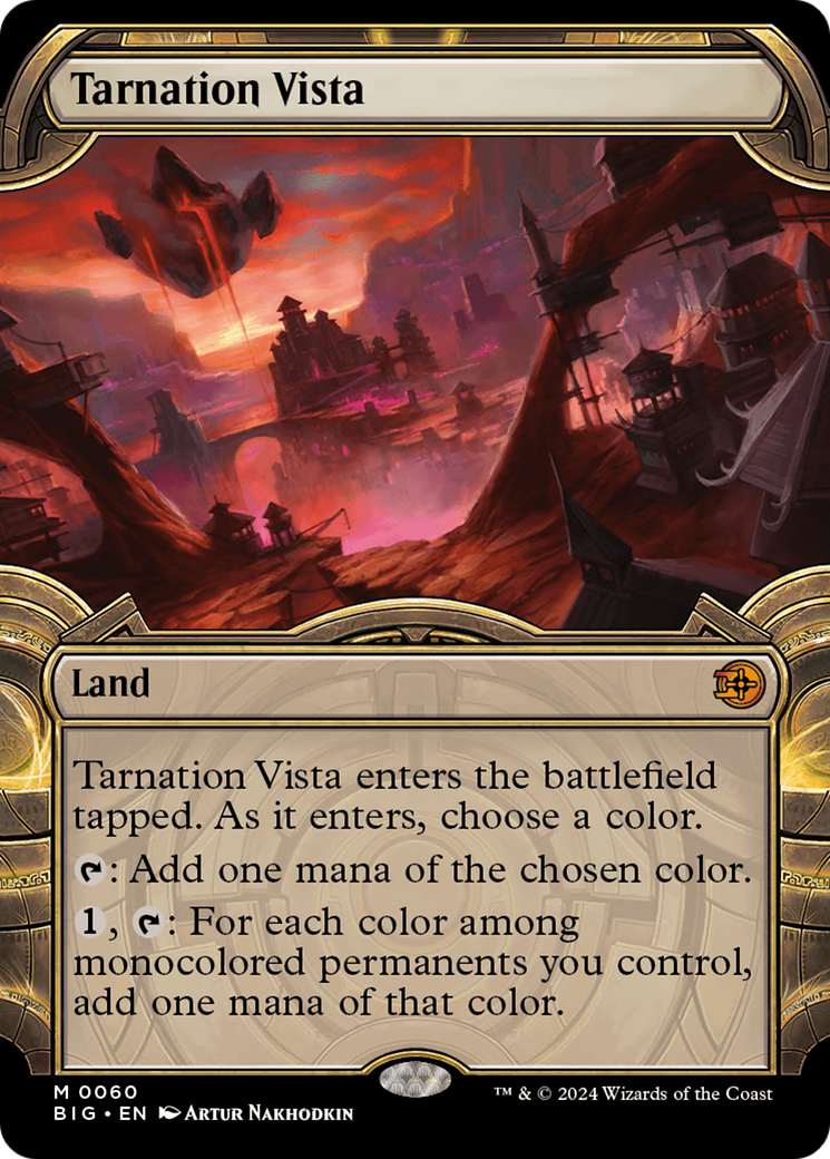 Tarnation Vista (Showcase) [Outlaws of Thunder Junction: The Big Score] | Jomio and Rueliete's Cards and Comics