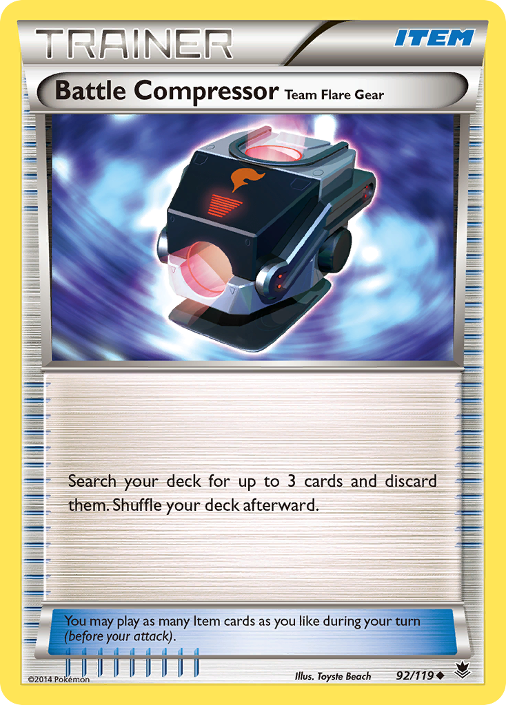 Battle Compressor Team Flare Gear (92/119) [XY: Phantom Forces] | Jomio and Rueliete's Cards and Comics