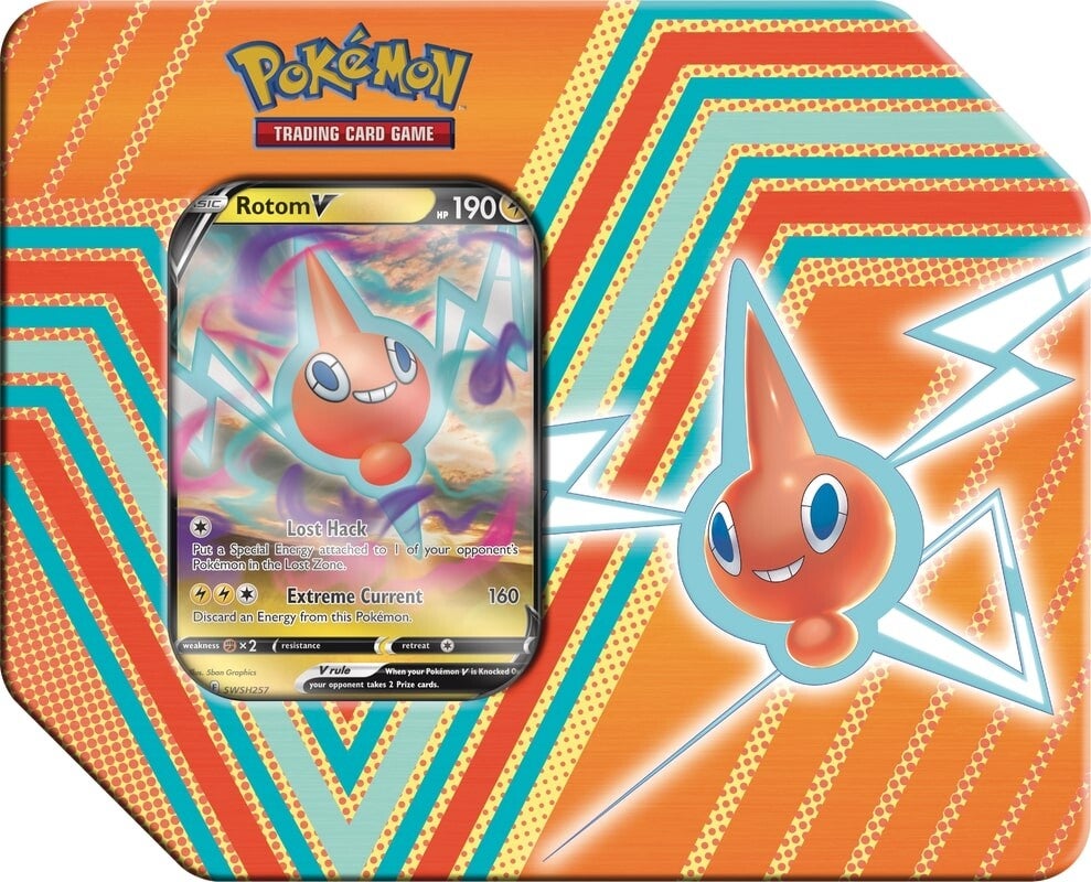 Hidden Potential Tin (Rotom V) | Jomio and Rueliete's Cards and Comics