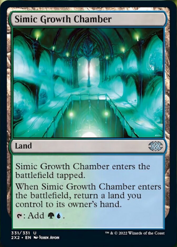 Simic Growth Chamber [Double Masters 2022] | Jomio and Rueliete's Cards and Comics