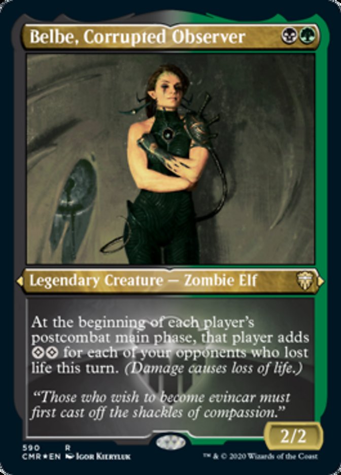 Belbe, Corrupted Observer (Etched) [Commander Legends] | Jomio and Rueliete's Cards and Comics