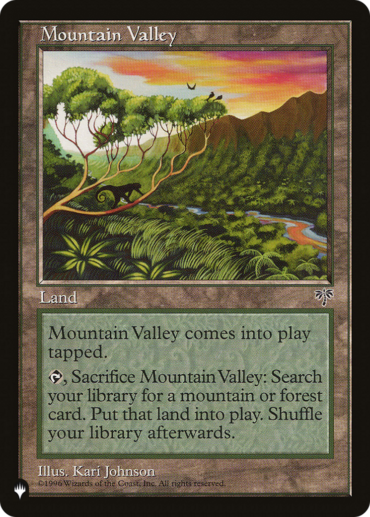 Mountain Valley [The List] | Jomio and Rueliete's Cards and Comics