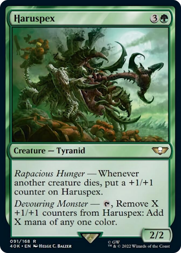 Haruspex (Surge Foil) [Warhammer 40,000] | Jomio and Rueliete's Cards and Comics