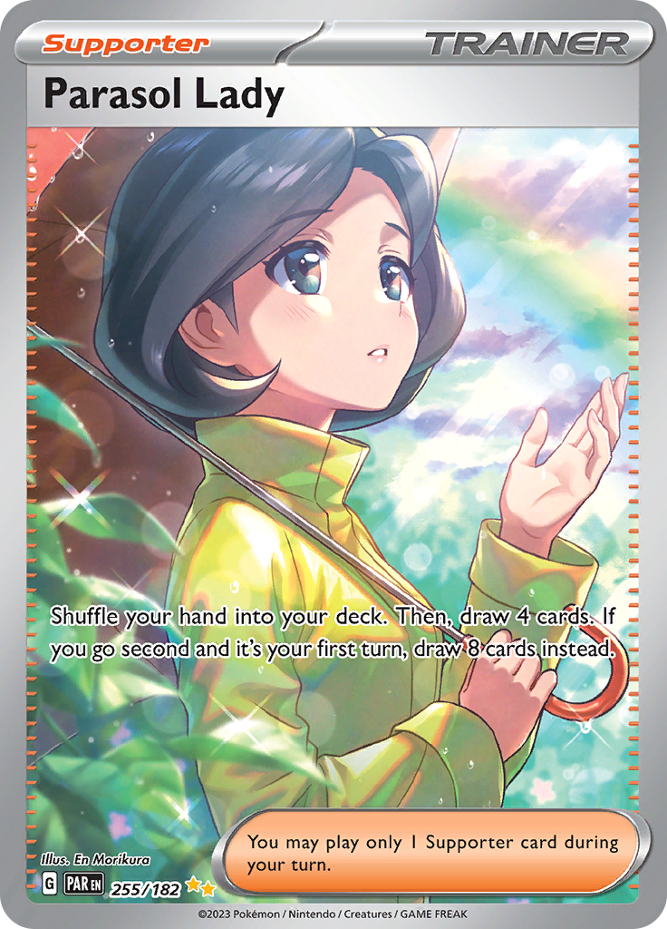 Parasol Lady (255/182) [Scarlet & Violet: Paradox Rift] | Jomio and Rueliete's Cards and Comics
