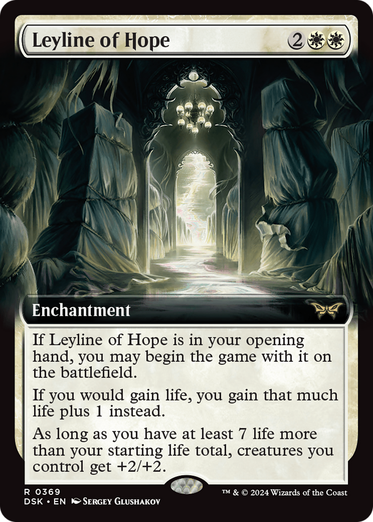 Leyline of Hope (Extended Art) [Duskmourn: House of Horror] | Jomio and Rueliete's Cards and Comics
