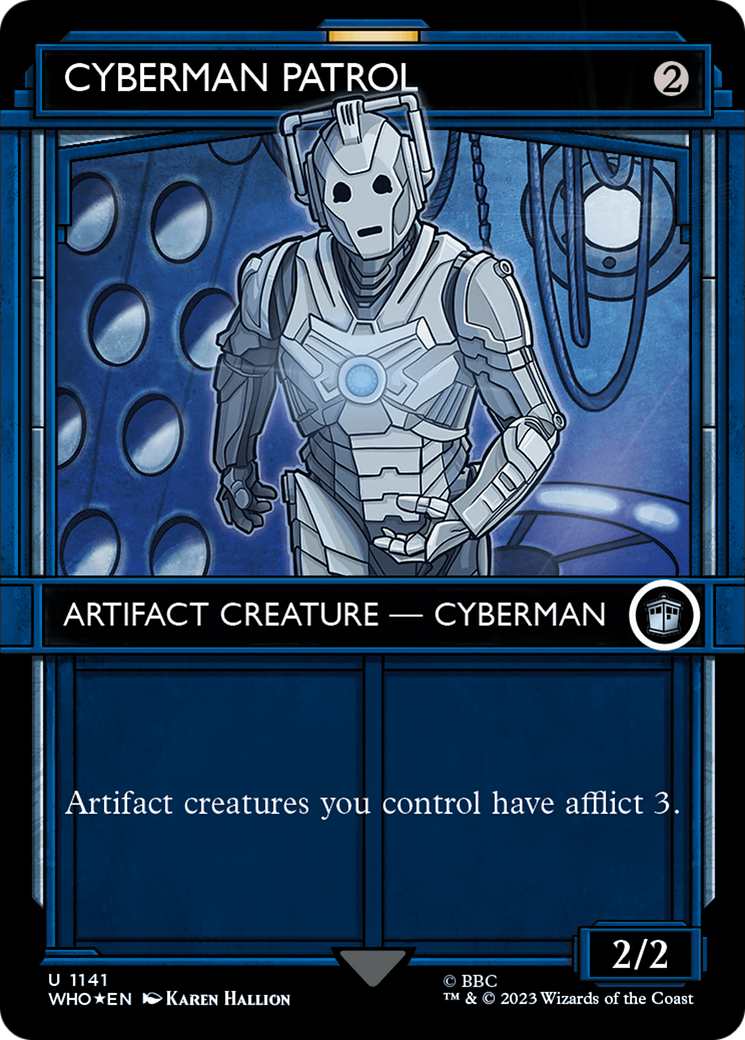 Cyberman Patrol (Showcase) (Surge Foil) [Doctor Who] | Jomio and Rueliete's Cards and Comics