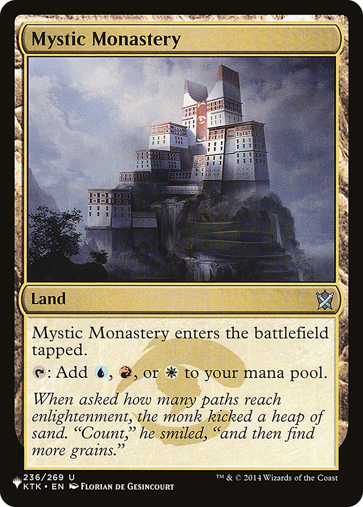 Mystic Monastery [The List] | Jomio and Rueliete's Cards and Comics