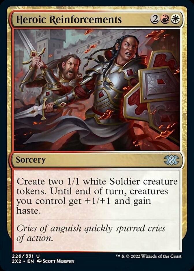 Heroic Reinforcements [Double Masters 2022] | Jomio and Rueliete's Cards and Comics