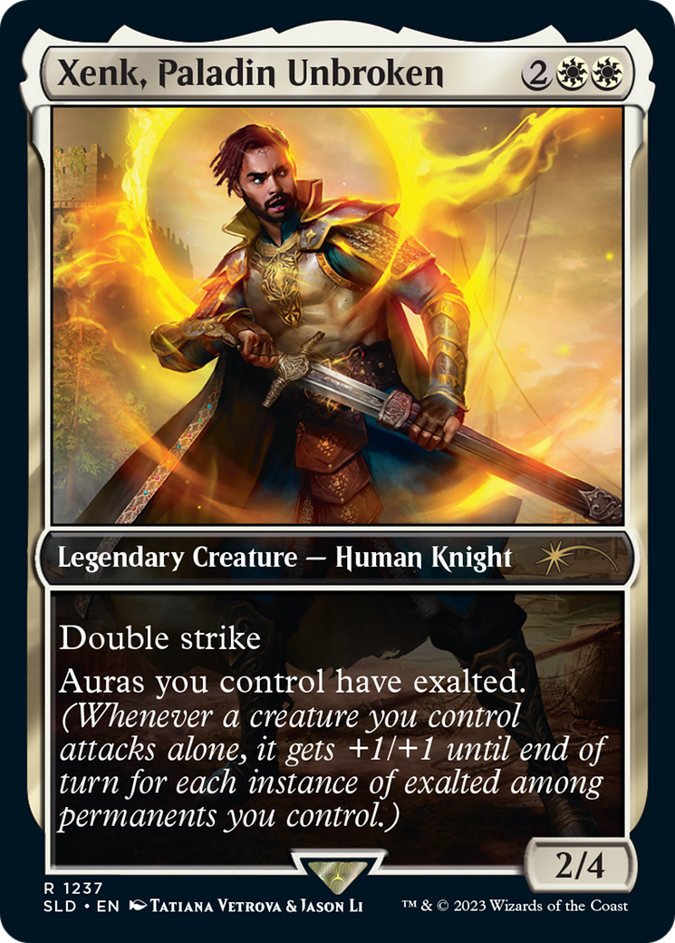 Xenk, Paladin Unbroken [Secret Lair Drop Series] | Jomio and Rueliete's Cards and Comics