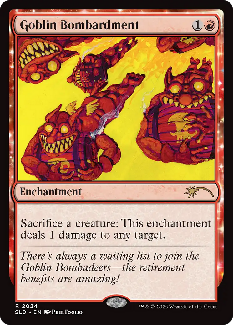 Goblin Bombardment (2024) [Secret Lair Drop Series] | Jomio and Rueliete's Cards and Comics