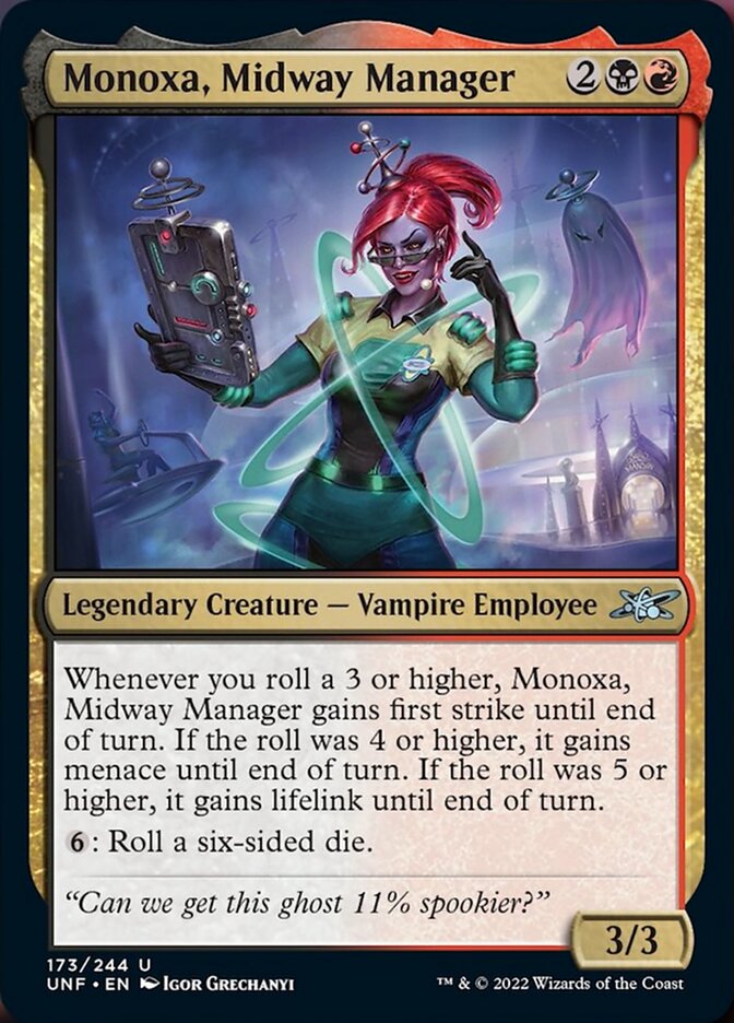 Monoxa, Midway Manager [Unfinity] | Jomio and Rueliete's Cards and Comics