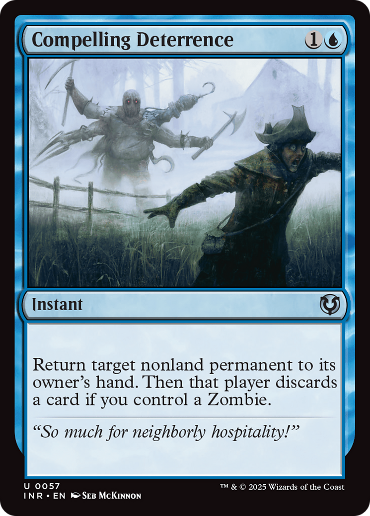 Compelling Deterrence [Innistrad Remastered] | Jomio and Rueliete's Cards and Comics