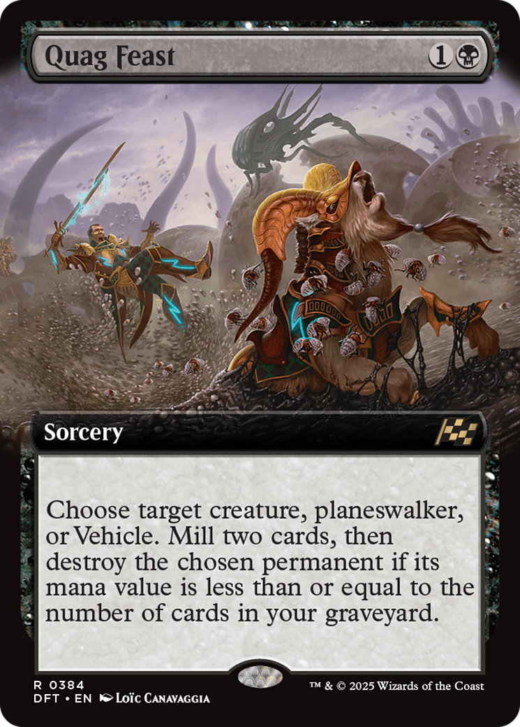 Quag Feast (Extended Art) [Aetherdrift] | Jomio and Rueliete's Cards and Comics